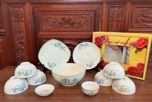 BỘ ĐỒ ĂN BÁT TRÀNG - 45